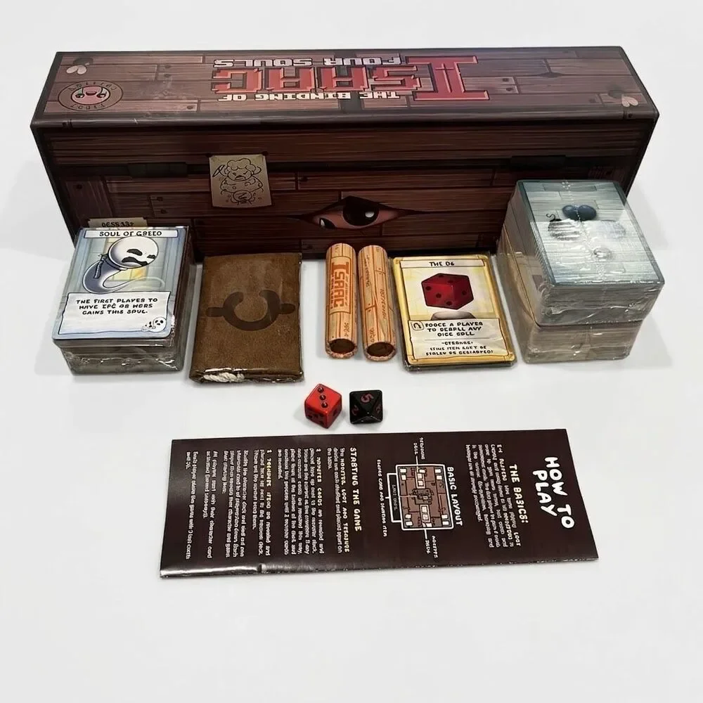 Binding of Isaac Four Souls 2nd Ed Card Game New Open Box Sealed Cards Long Box